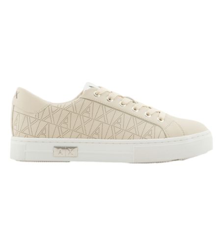 XDX142XV82501029 Baskets laser beiges (35), Plat, Lacets, Casuel - Armani Exchange - Modalova