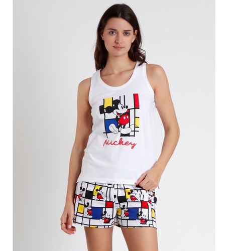 Pyjama sans manches Mickey Mondrian (M), Homewear, Coton, Sans manches / bretelles - Disney - Modalova