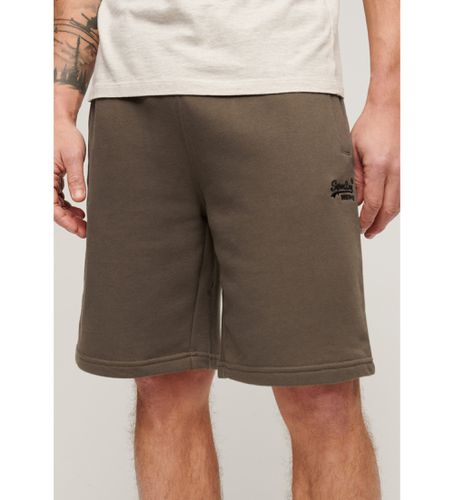 M7110427A Essential Logo Knitted Shorts Brown (L), Marron, Casuel, Coton - Superdry - Modalova