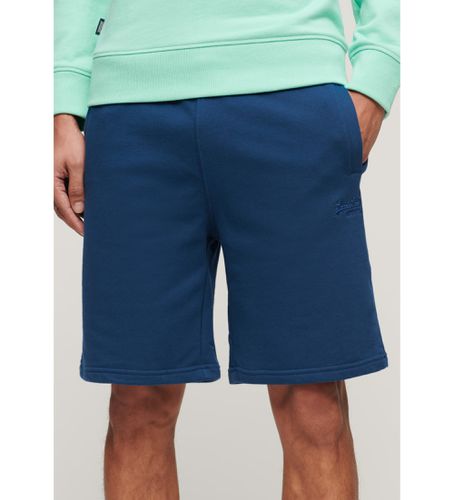 M7110427A Short tricoté à logo Essential (S), Casuel, Coton, Marine - Superdry - Modalova