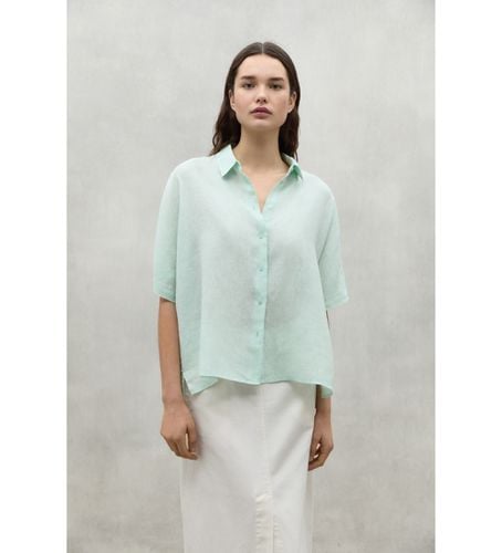 MCWGASRMELAN0709S24-119 Chemise verte de Melania (M), Casuel, Lin, Manche 3/4 - ECOALF - Modalova