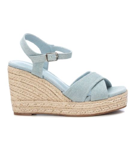 Sandales 171597 jeans -Hauteur 9cm compensé (40), Bleu, 5 à 8 cm, Boucle, Casuel - Refresh - Modalova