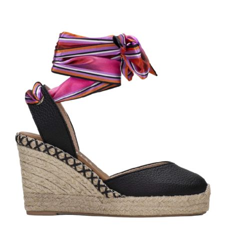 HV243382 Sofia 7 espadrilles en cuir - Hauteur du talon 7cm (39), 5 à 8 cm, Lacets, Casuel - Hispanitas - Modalova