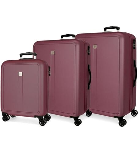 Unisex. 506942B 55-65-75cm Cambodia Maroon Hard Case Set maroon (OSFA), Rouge, Casuel, Grenat, ABS/Polycarbonate, Big, Moyen, Cabi - Roll Road - Modalova