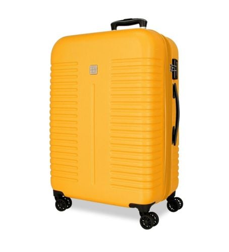 Unisex. 5089328 Grande valise India rigide 80cm ocre (OSFA), Casuel, Jaune, ABS/Polycarbonate - Roll Road - Modalova