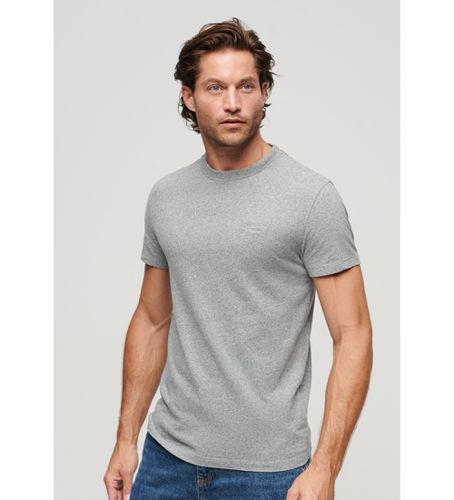 M1011245A T-shirt avec logo Essential (S), Casuel, Gris, Manche courte, Le coton biologique, Durable - Superdry - Modalova