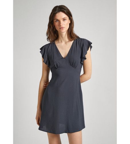 PL953522 Robe Camila noire (L), Casuel, Gris, Viscose, Manche courte - Pepe Jeans - Modalova