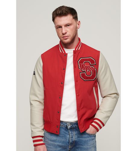 M5011857A Mascotte Varsity veste bombardier (M), Casuel, Nylon, Manche longue - Superdry - Modalova