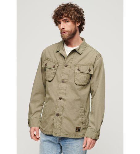 M4010729A Veste militaire verte (M), Casuel, Coton, Manche longue - Superdry - Modalova