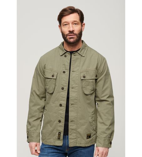 M4010729A Veste militaire verte (S), Casuel, Coton, Manche longue - Superdry - Modalova