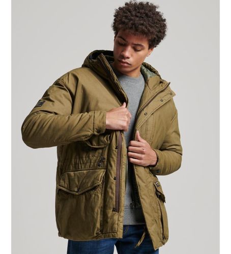 M5011726A Veste à capuche avec doublure en coton Deck (S), Casuel, Vert, Nylon - Superdry - Modalova