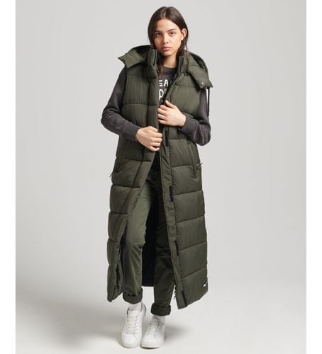 W5011444A Gilet long à capuche en Ripstop (XS), Casuel, Polyester - Superdry - Modalova