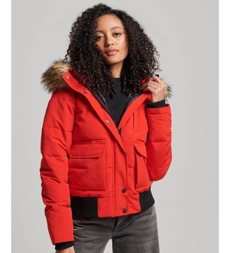 W5011576A Veste bombardier à capuche matelassée Everest (XS), Casuel, Polyester, Durable - Superdry - Modalova