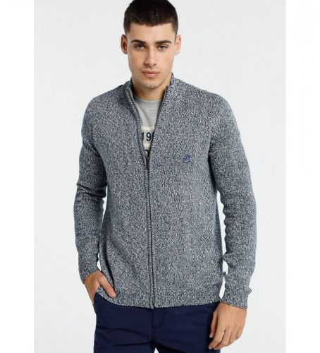 Veste zippée en tricot (XL), Bleu, Casuel, Coton, Manche longue - Bendorff - Modalova