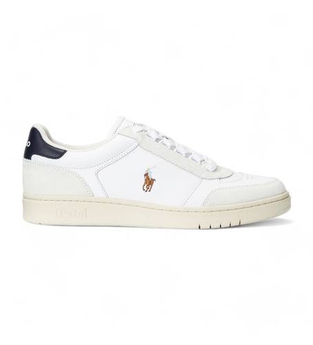 Baskets en cuir Court Sport (42), Plat, Lacets, Casuel - Polo Ralph Lauren - Modalova