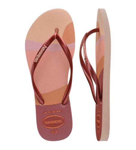 Tongs roses Slim Palette Glow (35/36), Plat, Aucun, Casuel, Beachwear - Havaianas - Modalova