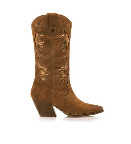 Bottes en cuir Missouri marron -Hauteur du talon 5cm (36), 3 à 5 cm, Aucun, Casuel - Mustang - Modalova