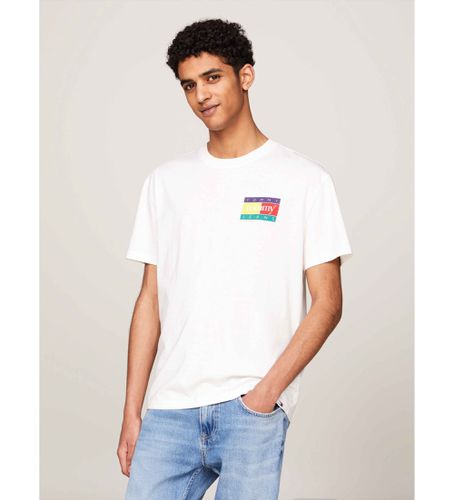 DM0DM18527 T-shirt à col rond avec logo au dos (XL), Casuel, Coton, Manche courte - Tommy Jeans - Modalova