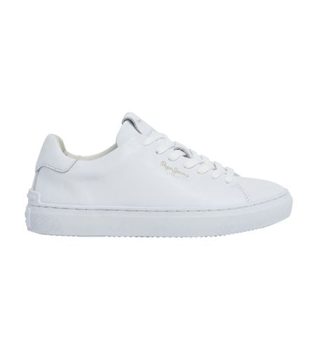 PLS00001 Camden Classic W Leather Sneakers (39), Cuir, Blanc, Plat, 1 à 3 cm, Lacets, Casuel - Pepe Jeans - Modalova