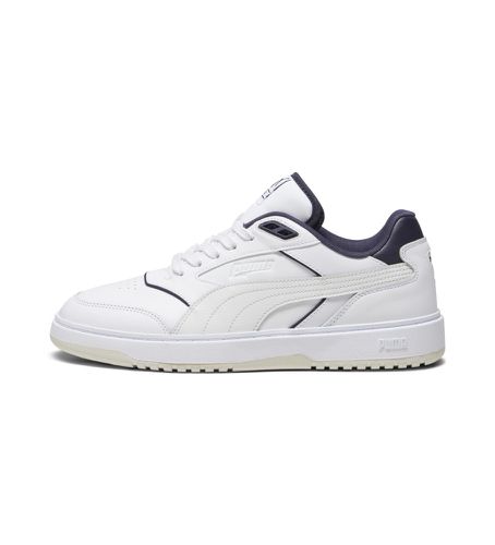 Unisex. 39328402 Doublecourt Leather Sneakers (45), Blanc, Plat, Lacets, Casuel - Puma - Modalova