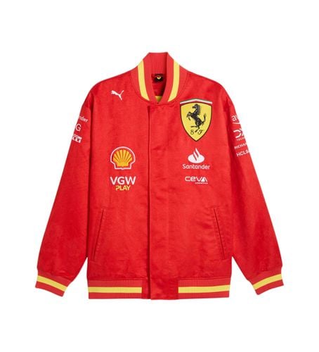 Veste universitaire de l'équipe Scuderia Ferrari (S), Casuel, Sport, Polyester - Puma - Modalova