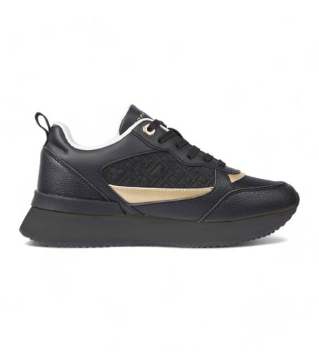 FW0FW08248 Trainers Monogram Runner (36), Cuir, Noir, 1 à 3 cm, Lacets, Casuel - Tommy Hilfiger - Modalova