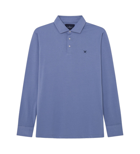 HM550970 Polo pima (S), Casuel, Coton, Manche longue - Hackett London - Modalova