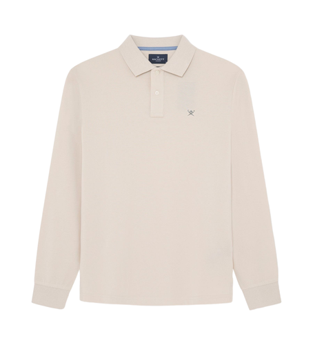 HM550887 Polo Slim Fit Logo (S), Casuel, Coton, Manche longue - Hackett London - Modalova