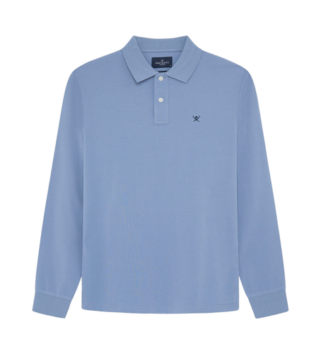 HM550887 Polo Slim Fit Logo (S), Casuel, Coton, Manche longue - Hackett London - Modalova