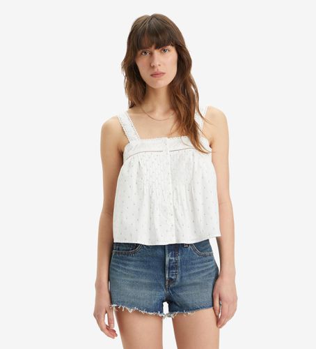 A9297-0004 Chemisier Cici blanc (L), Casuel, Coton, Sans manches / bretelles - Levi's - Modalova