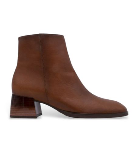 HI233145 Bottines en cuir marron à effet dégradé (38), 1 à 3 cm, Fermeture éclair, Casuel - Hispanitas - Modalova