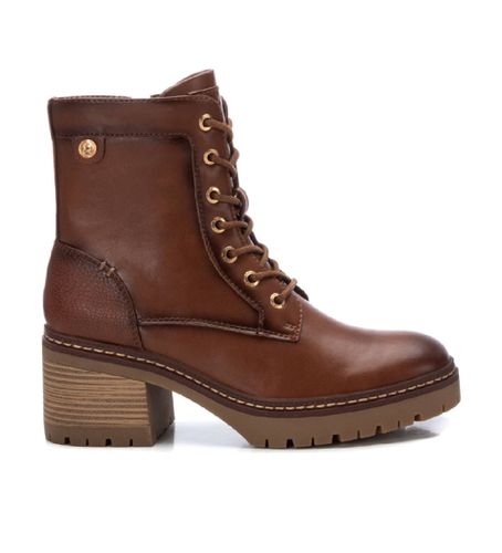 CAMEL Bottines 143368 marron (37), 5 à 8 cm, Lacets, Fermeture éclair, Casuel - Xti - Modalova