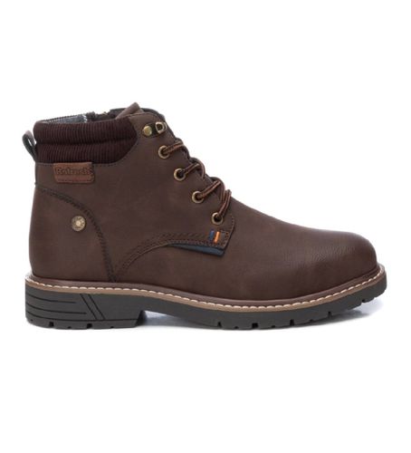 MARRON Bottines 172225 marron (41), Plat, Fermeture éclair, Casuel - Refresh - Modalova