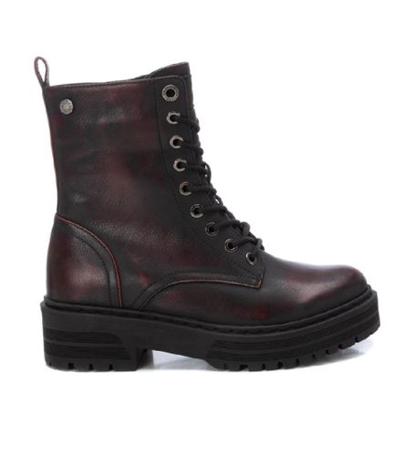 BURDEOS Bottines 172321 (37), Plat, Lacets, Fermeture éclair, Casuel, Bordeaux - Refresh - Modalova