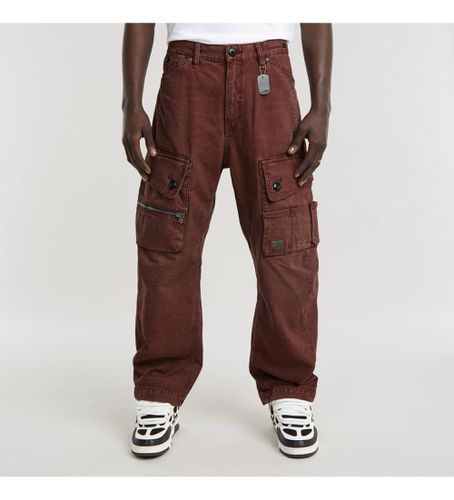 D25359-D491-G826 Jean cargo utilitaire marron (27/30), Casuel, Grenat, Le coton biologique, Durable - G-Star - Modalova