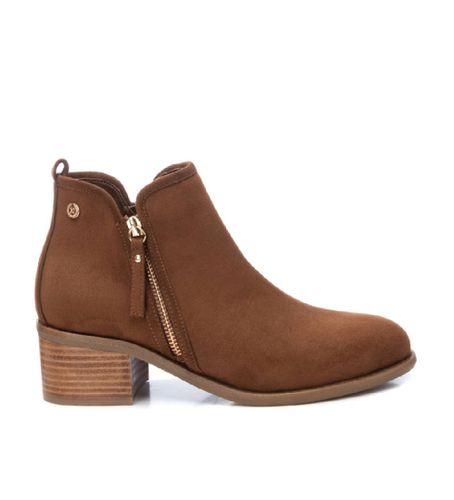 CAMEL WOMAN ANKLE BOOT 143420 marron (38), Cuir, 3 à 5 cm, Fermeture éclair, Casuel - Xti - Modalova