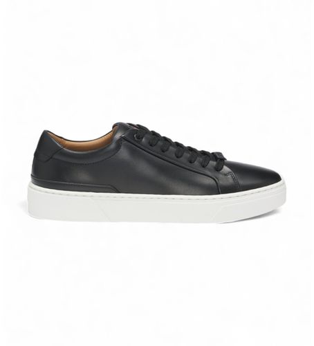 Gary Leather Sneakers (42), Cuir, Noir, Plat, Lacets, Casuel - BOSS - Modalova