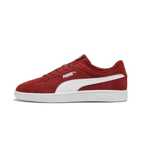 Unisex. 39098418 Baskets en cuir Smash 3.0 marron (46), Plat, Lacets, Casuel, Sport, Grenat, Multisport - Puma - Modalova