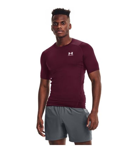 T-Shirt à manches courtes HeatGear marron (XL), Sport, Violet, Multisport, Polyester, Manche courte - Under Armour - Modalova