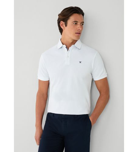 HM563281 Polo Swim Trim Palmb lanco (XXL), Blanc, Casuel, Coton, Manche courte - Hackett London - Modalova