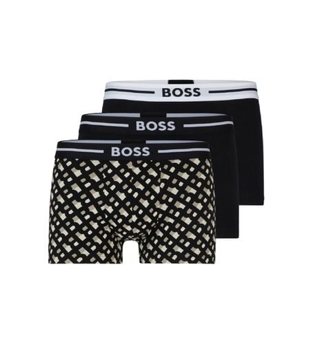 Lot de 3 caleçons noirs Bold Design (XL), Homewear, Coton - BOSS - Modalova