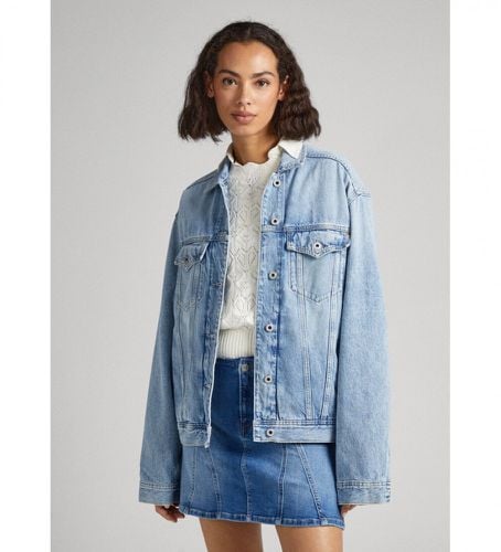 PL402219PF0 Veste Alice bleue (XL), Casuel, Coton, Denim, Manche longue, Durable - Pepe Jeans - Modalova