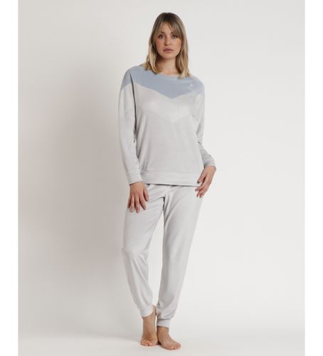 Pyjama manches longues velours doux Home (S), Homewear, Polyester, Manche longue - Admas - Modalova