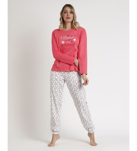 Pyjama à manches longues Star corail (S), Homewear, Coton, Manche longue - Admas - Modalova