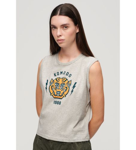 W6011981A T-shirt sans manches Komodo Tiger (M), Casuel, Sans manches / bretelles, Le coton biologique, Durable - Superdry - Modalova