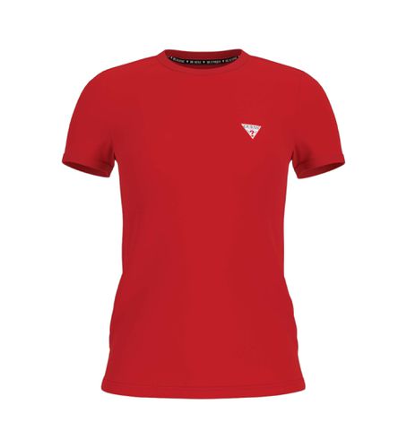 W2YI44J1314 T-shirt stretch avec petit logo triangulaire (S), Casuel, Coton, Manche courte - Guess - Modalova