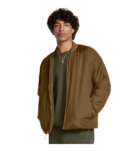 Veste bombardier isolée marron (S/M), Casuel, Polyester - Under Armour - Modalova