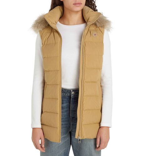 WW0WW43634 Gilet avec capuche et garniture en duvet (L), Casuel, Polyester - Tommy Hilfiger - Modalova