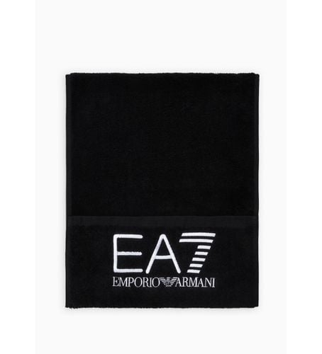 Unisex. 245018_9A317 Serviette de sport noire (TALLA Ã?NICA), Coton - EA7 - Modalova