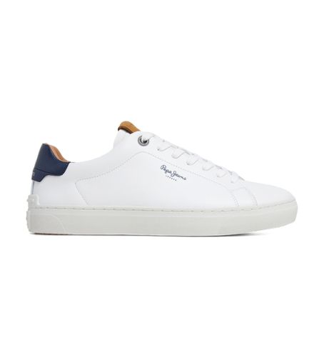 PMS00020 Baskets en cuir Camden Club (45), Plat, Lacets, Casuel - Pepe Jeans - Modalova